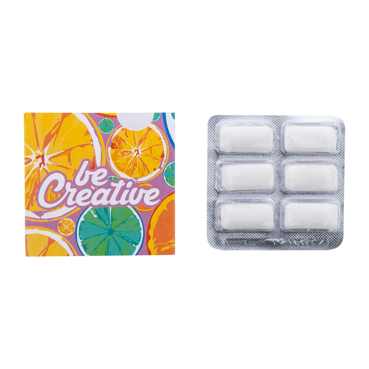Custom Sugar-Free Chewing Gum, 6 Pieces — product view 2