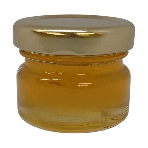 Original supplier photograph of the 30 g honey jar without a label