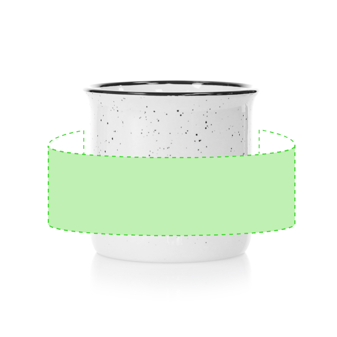 Around the cup