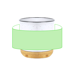 Around the cup