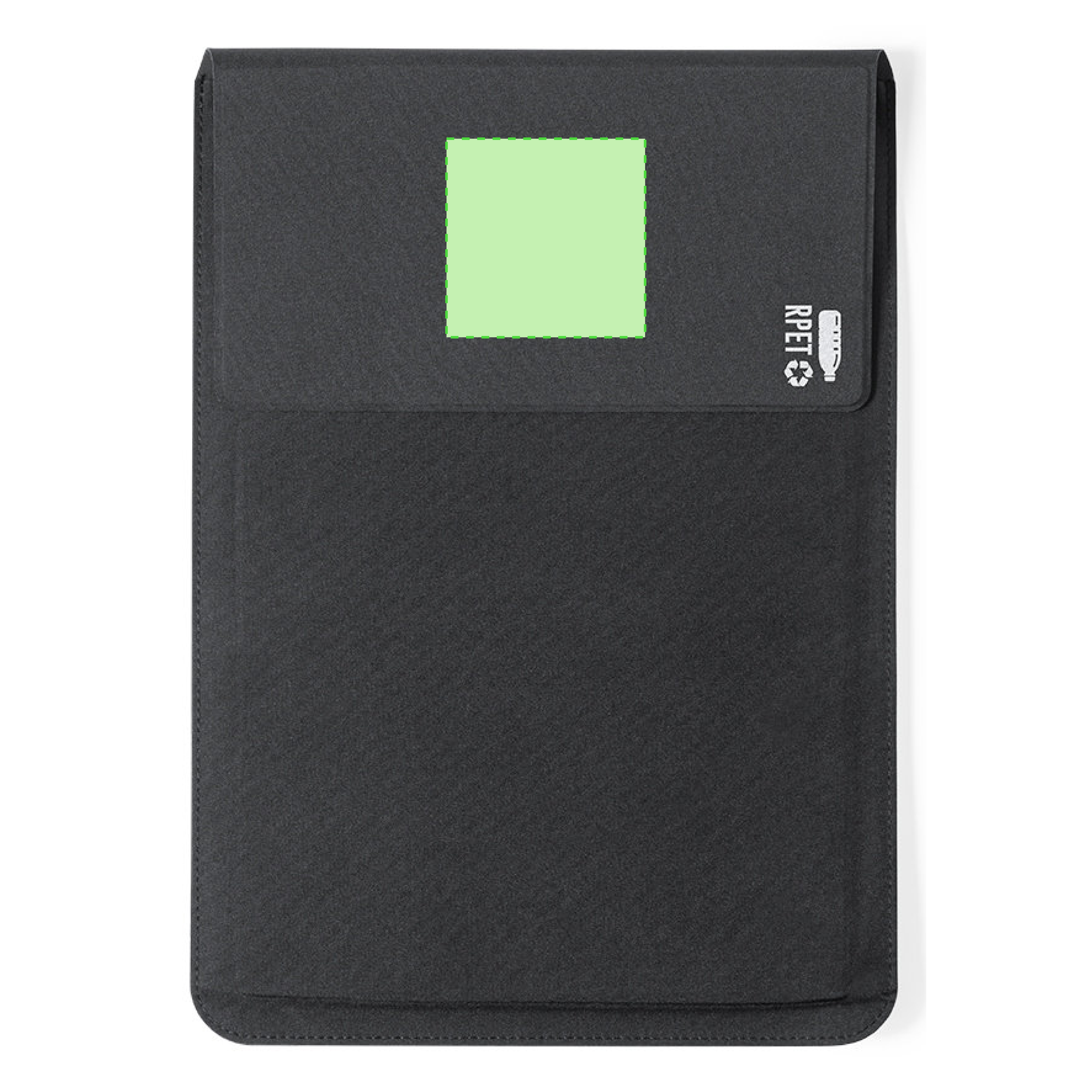Centered on flap