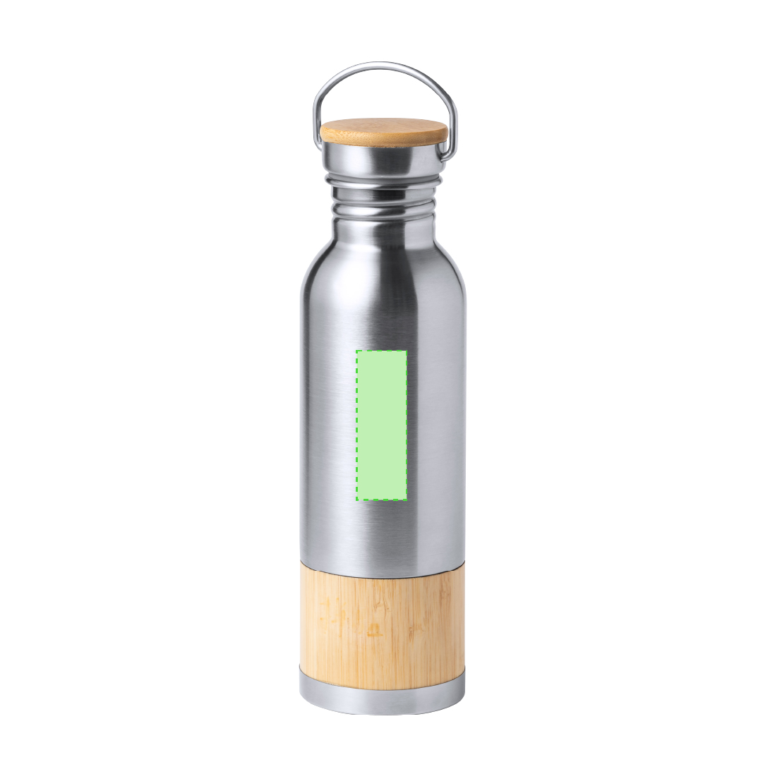 Centered side of the bottle