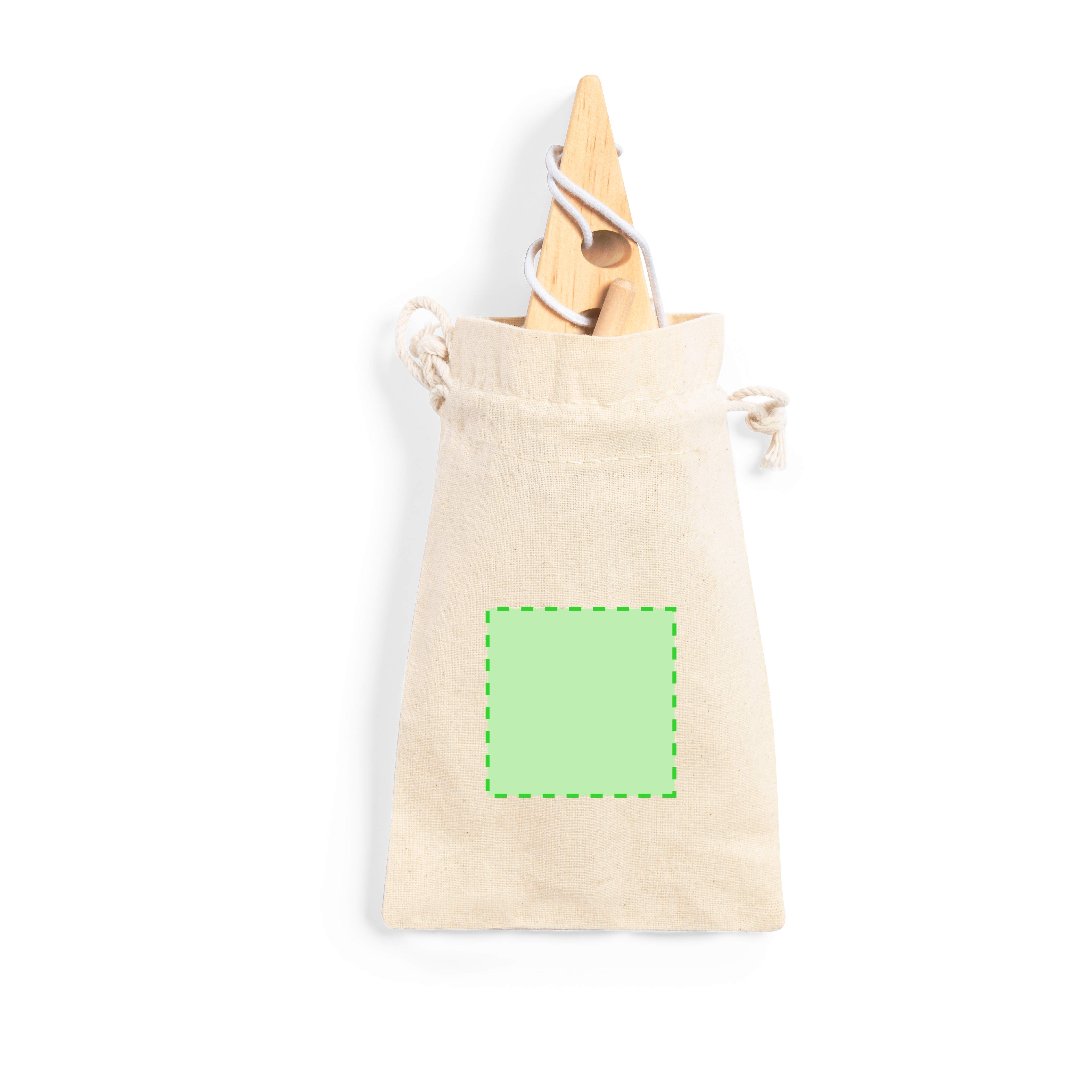 In the face bag B