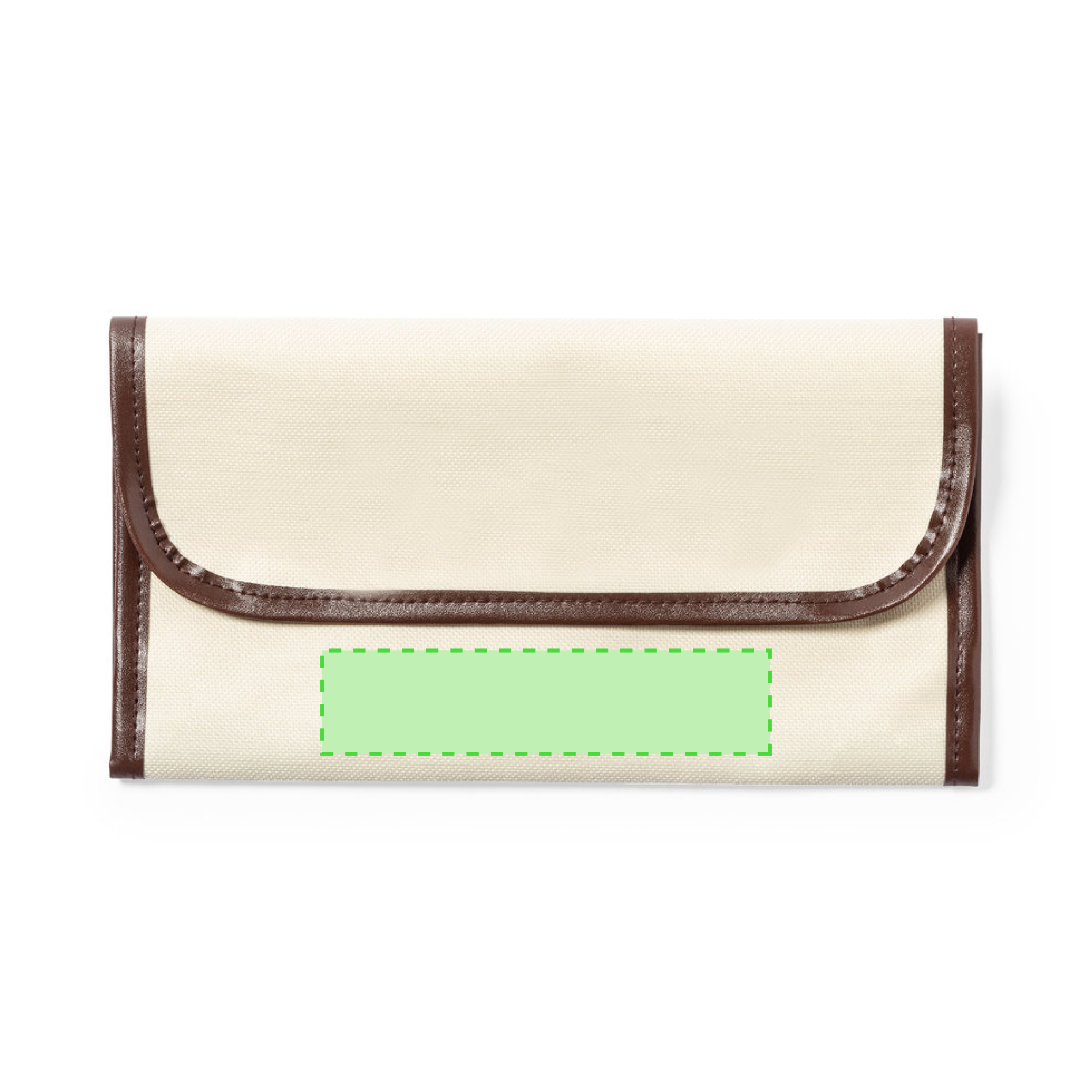 Under the closure flap