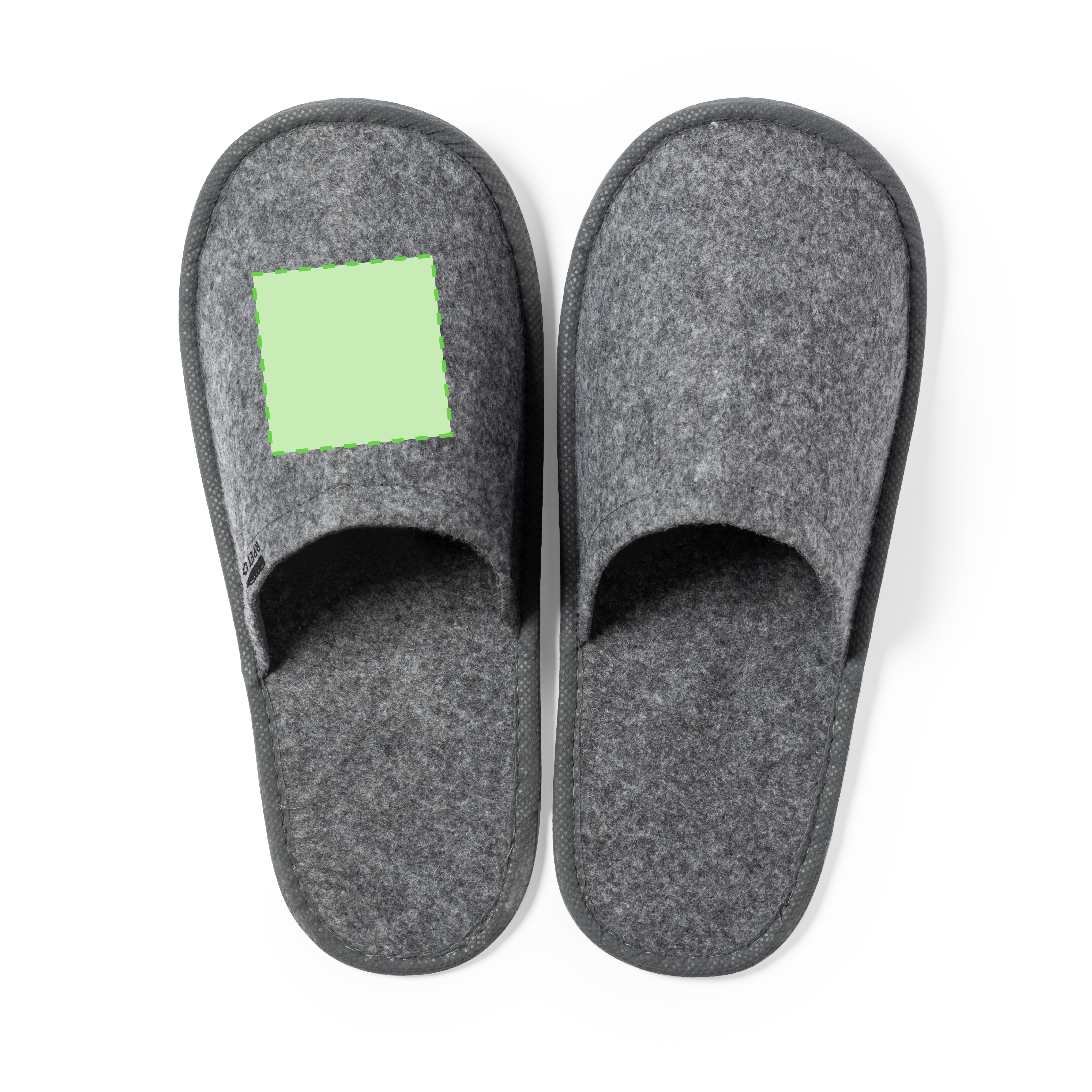 Left shoe instep