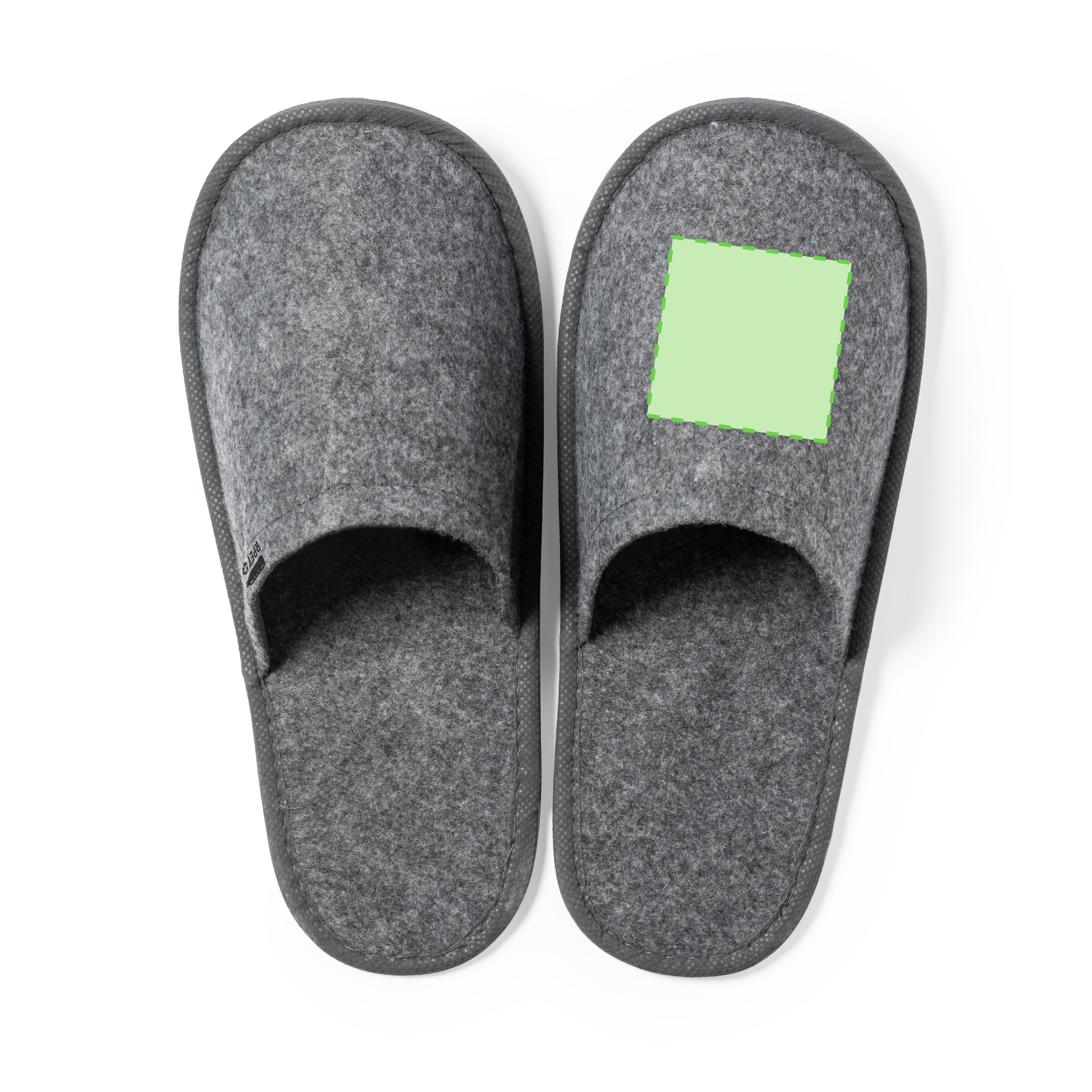 Right shoe instep