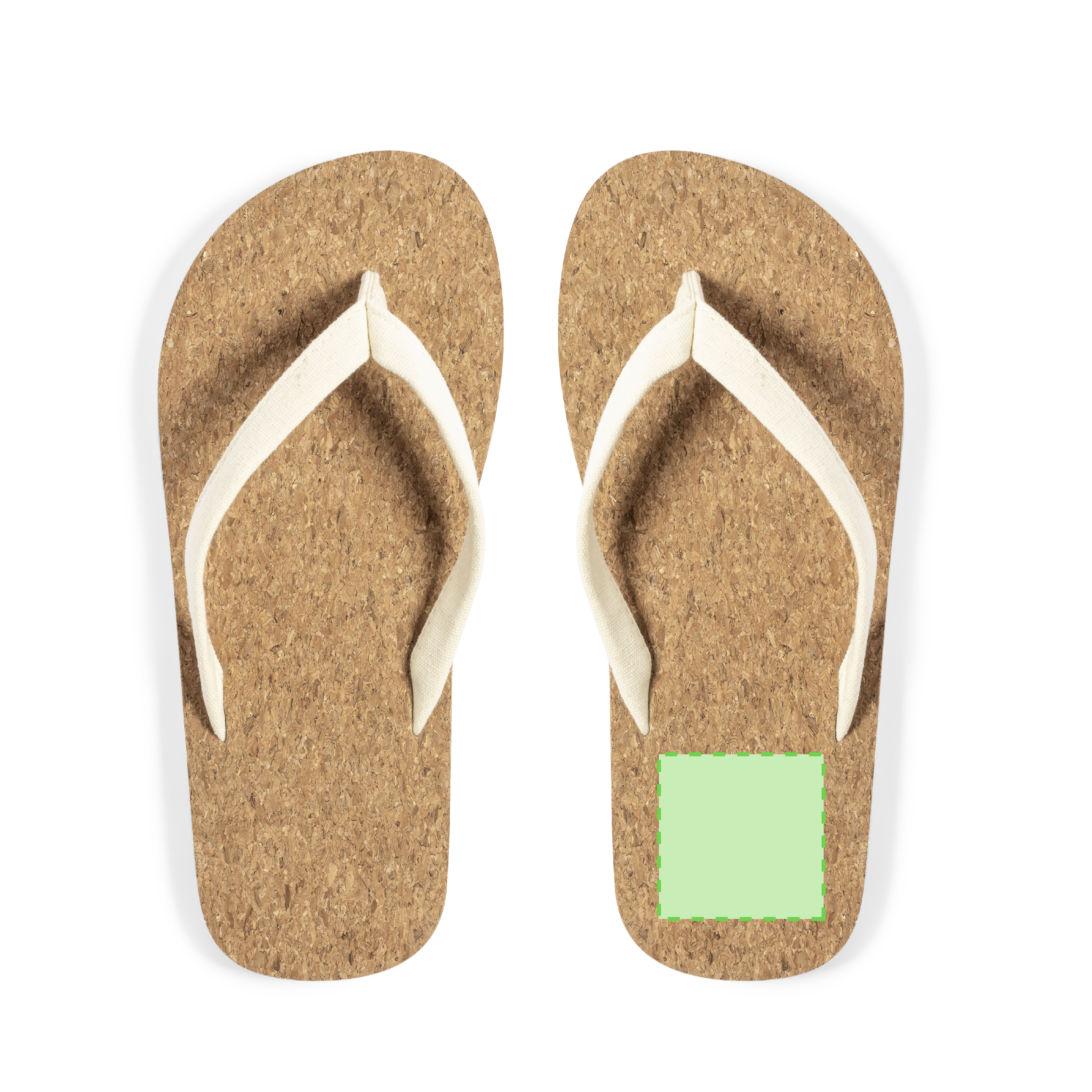 Right Flip-Flop Heel