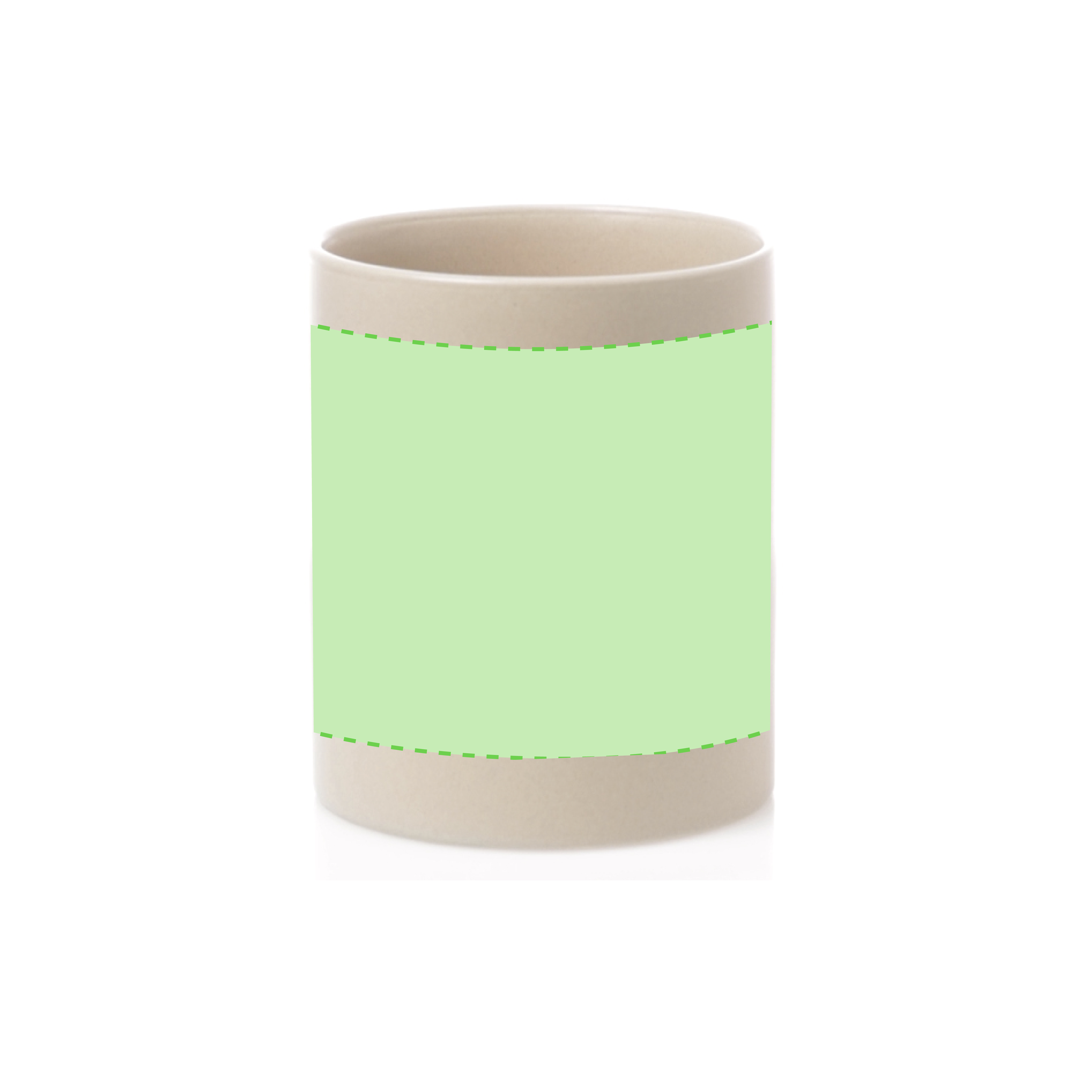 Around the cup