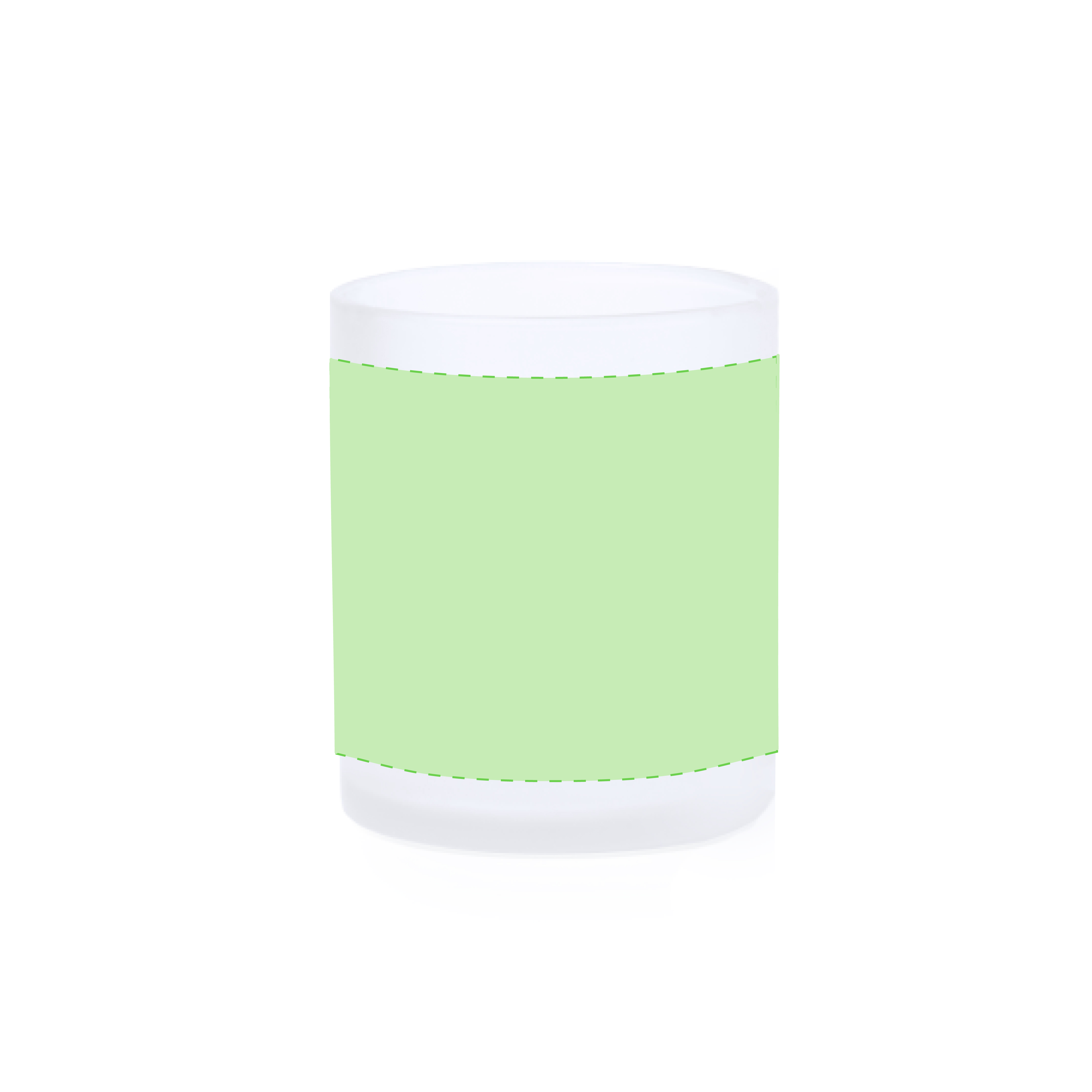 Around the cup