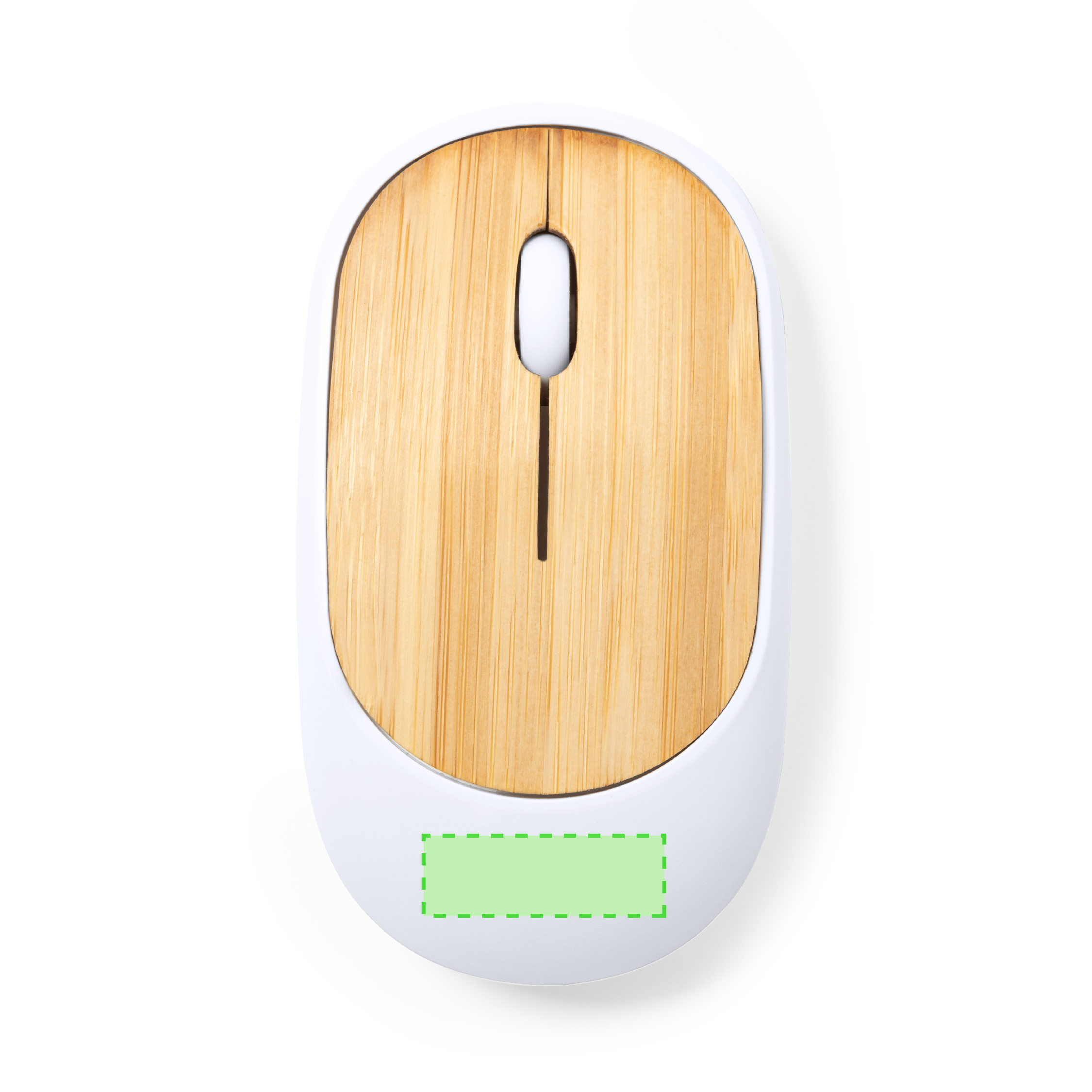 bottom of the mouse