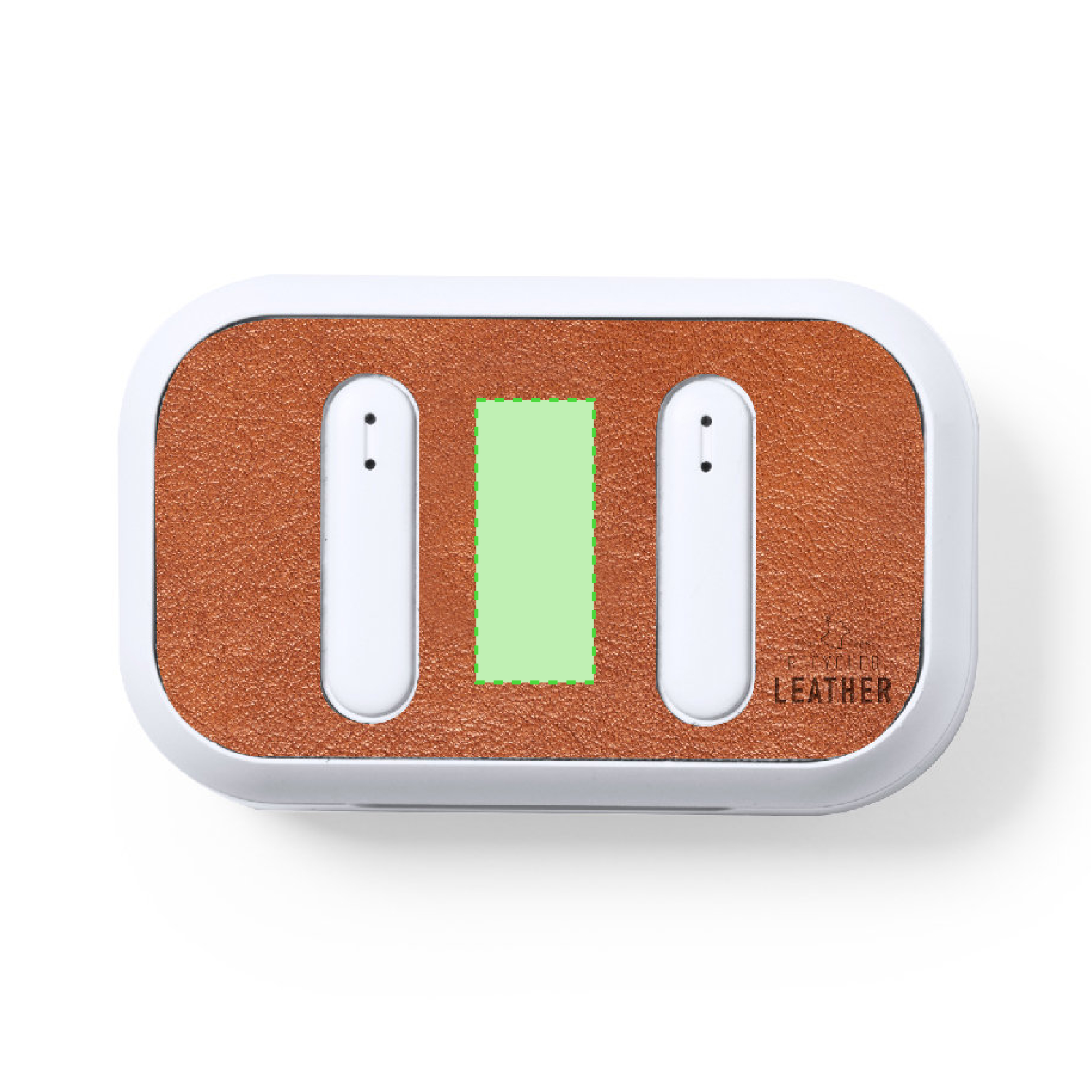 Centered on  lid