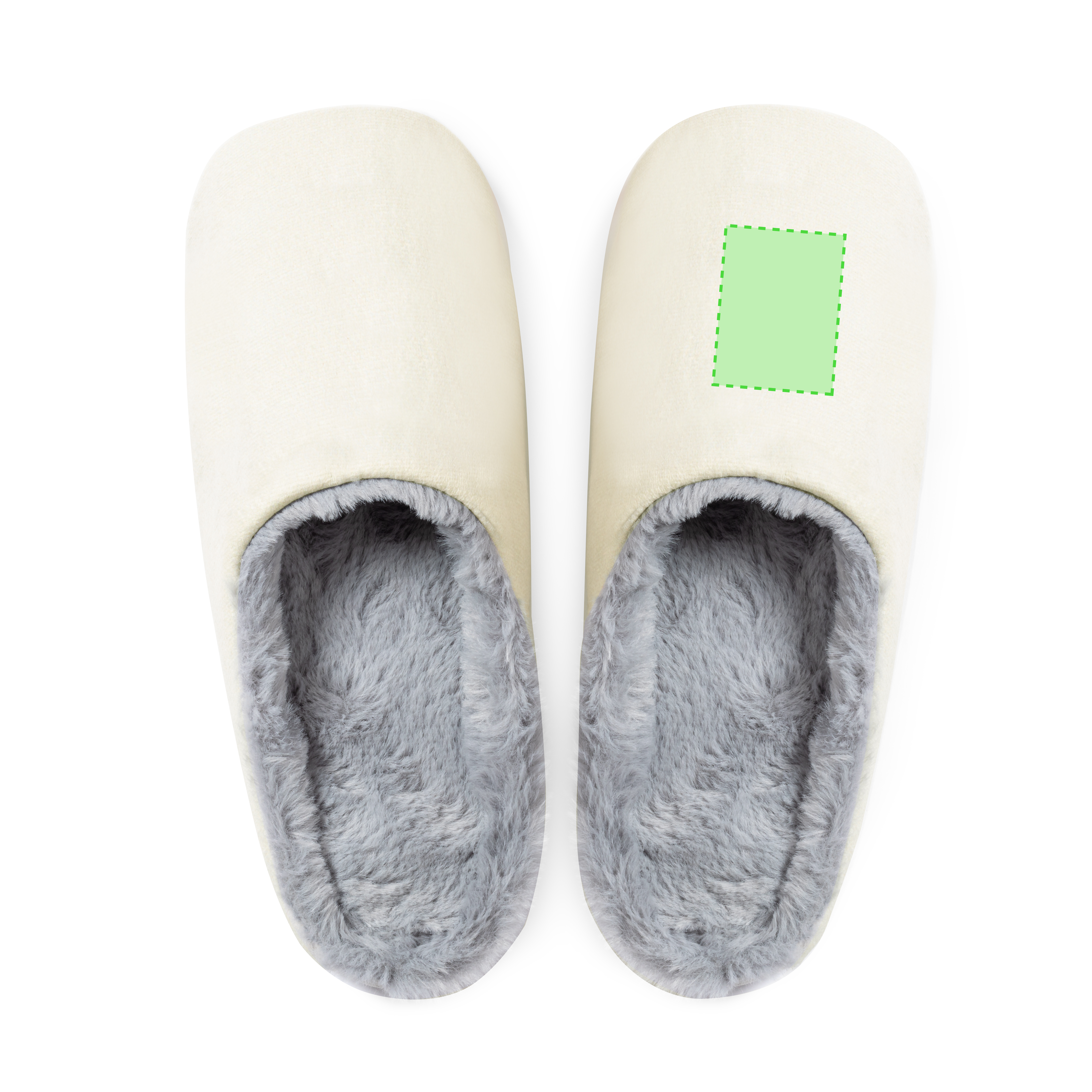 Right shoe instep