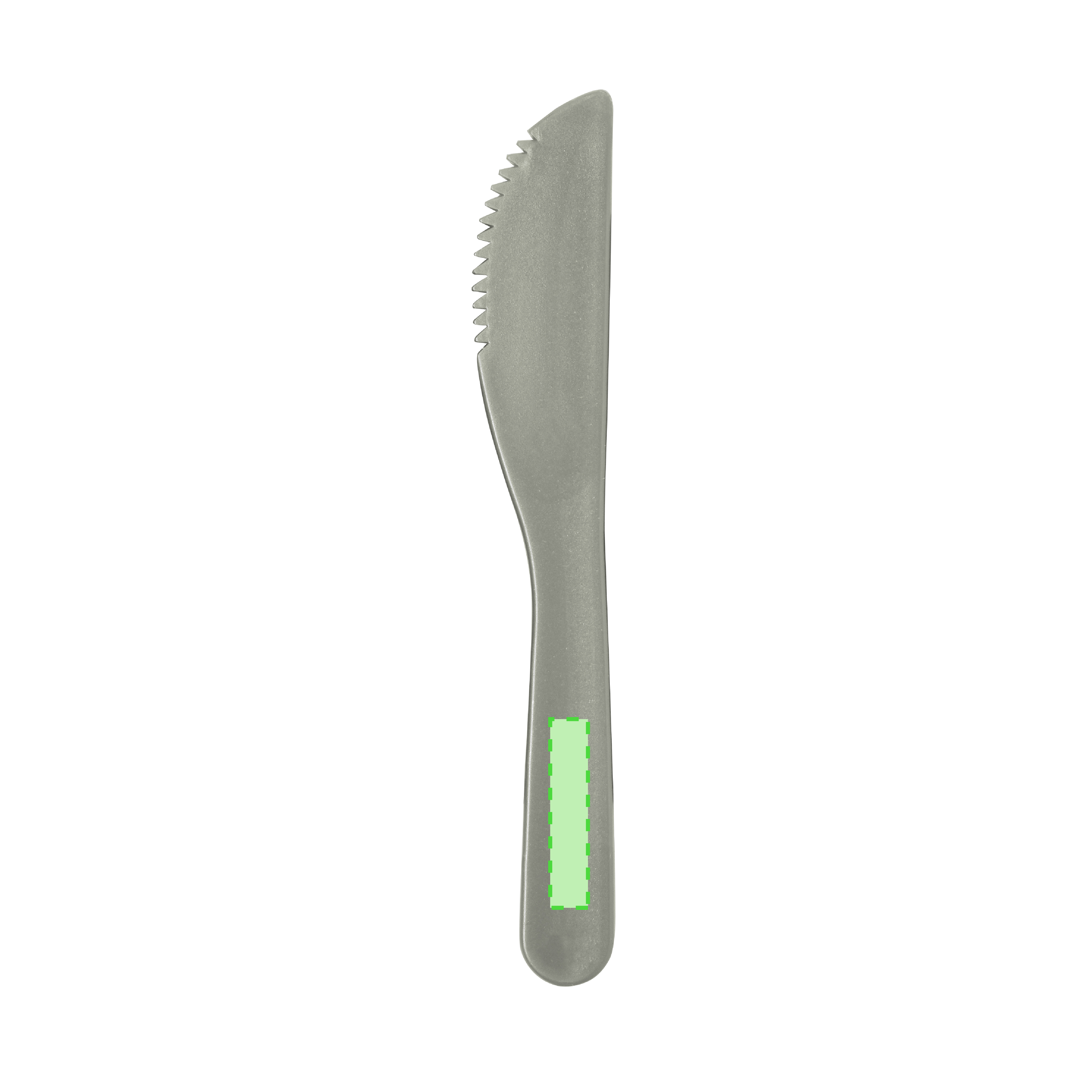 In the knife handle