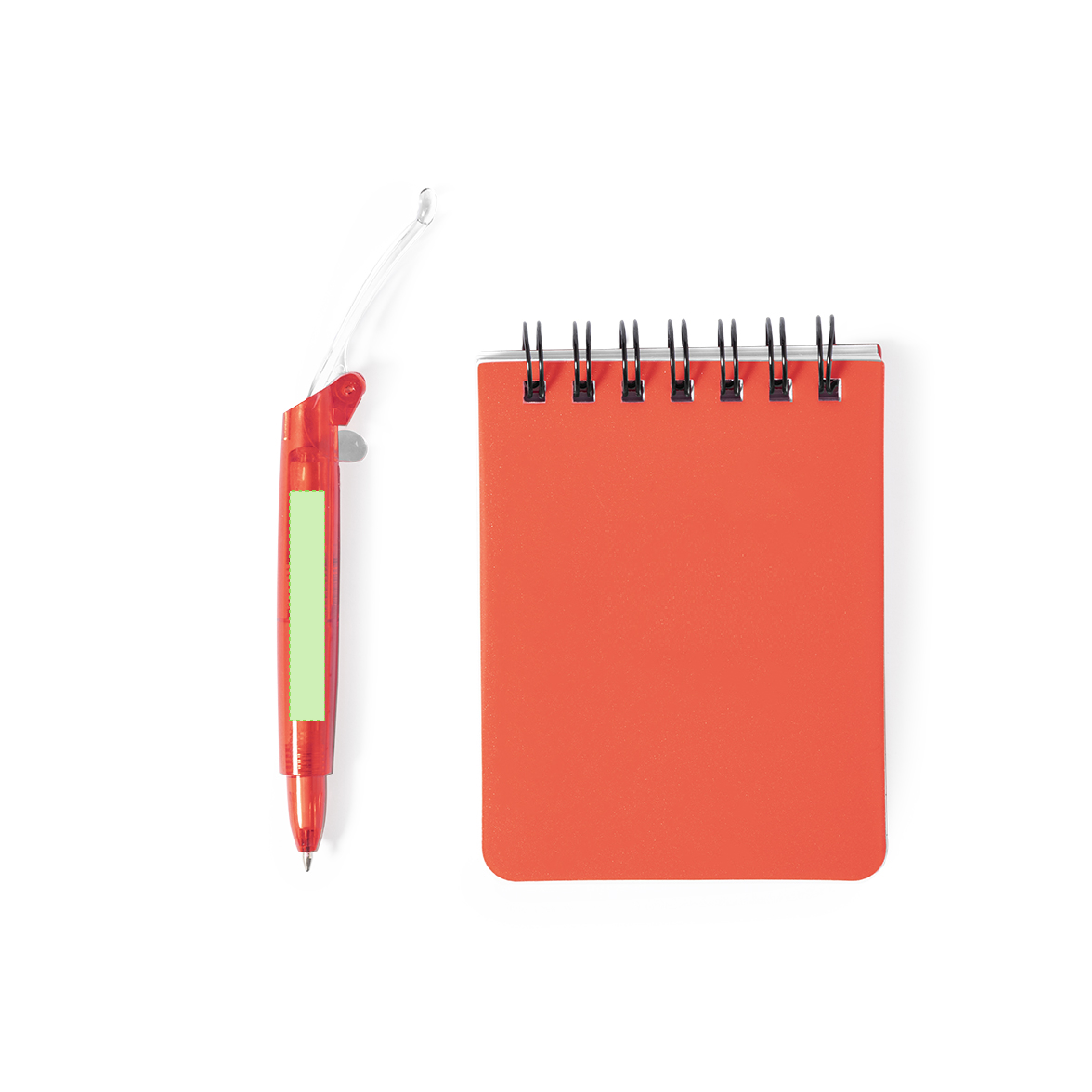 In the body of the pen