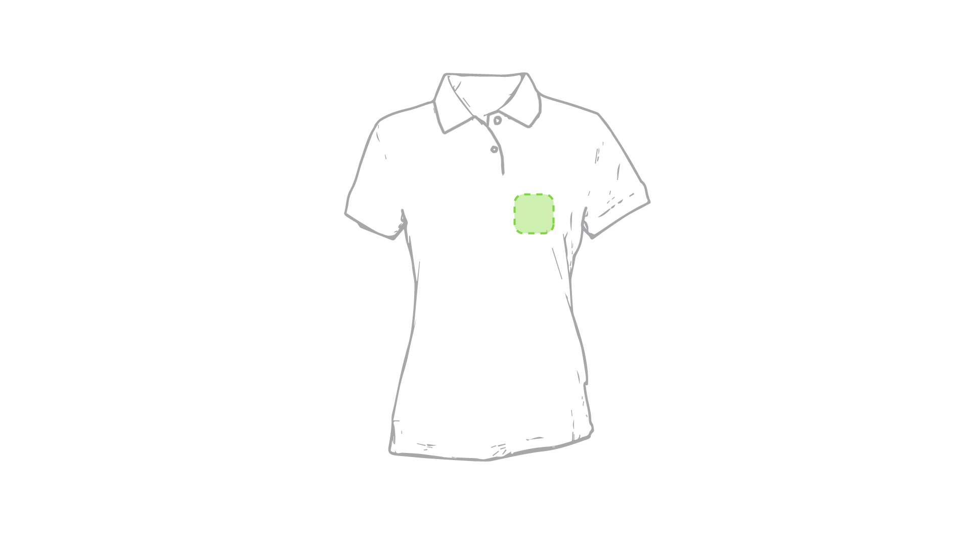 In the right breast pocket type