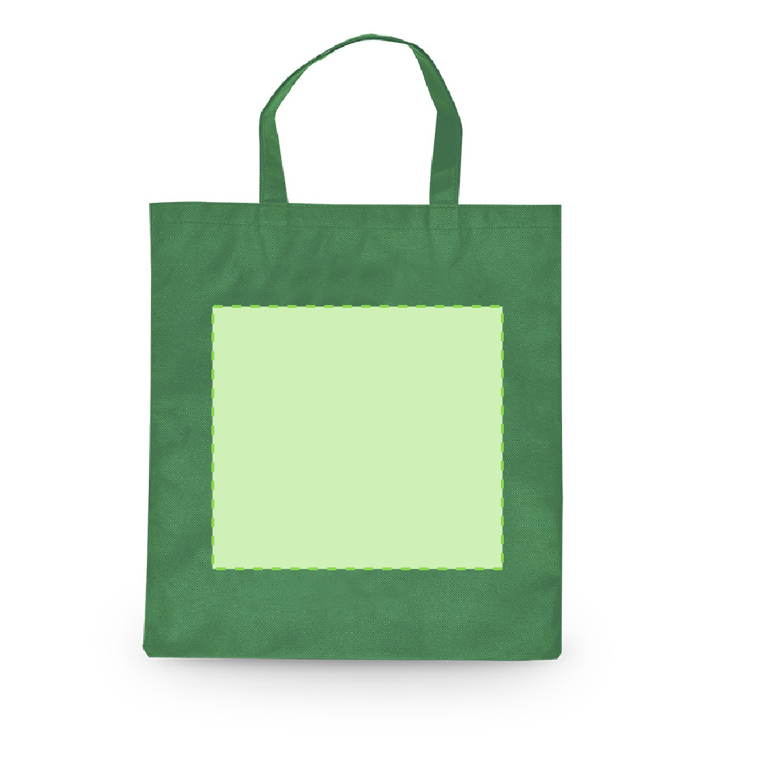 Printing in the centre of the bag (unfold and print)