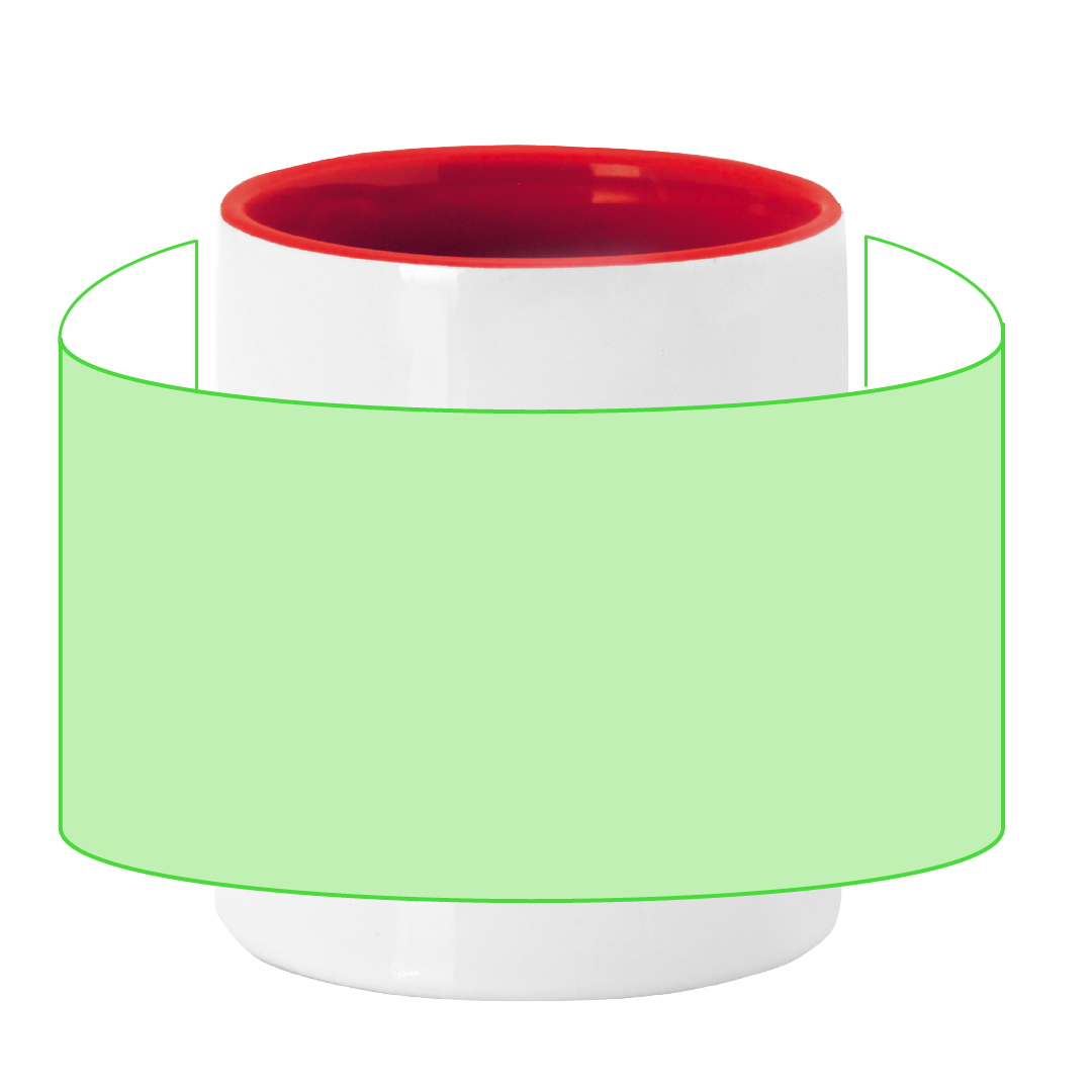 Centered around the cup