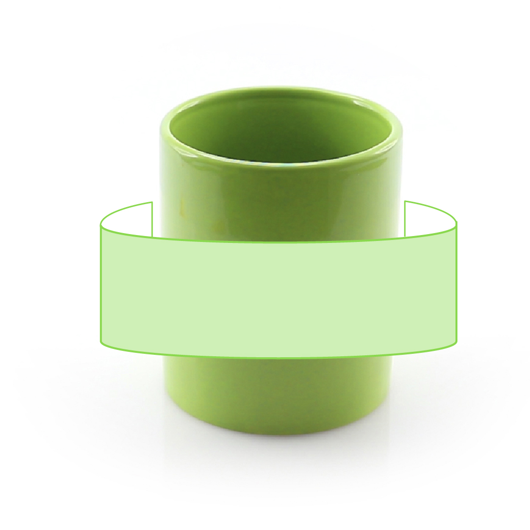 Around the cup