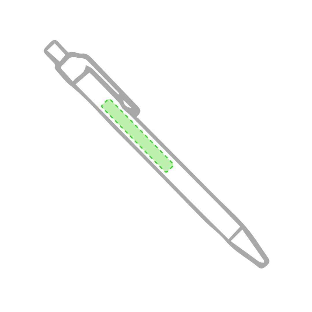 In the body of the pen side B