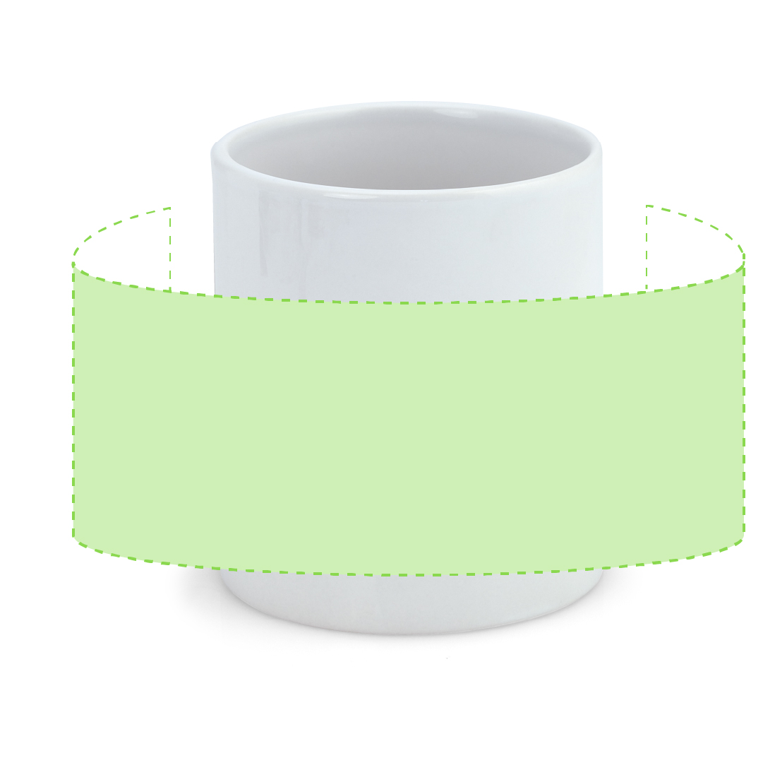 Centered around the cup