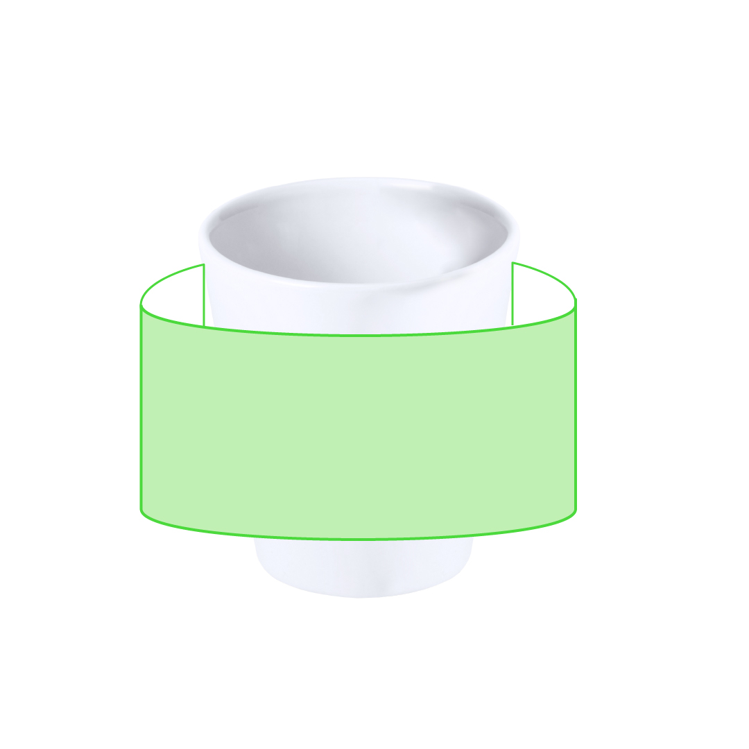 Centered around the cup