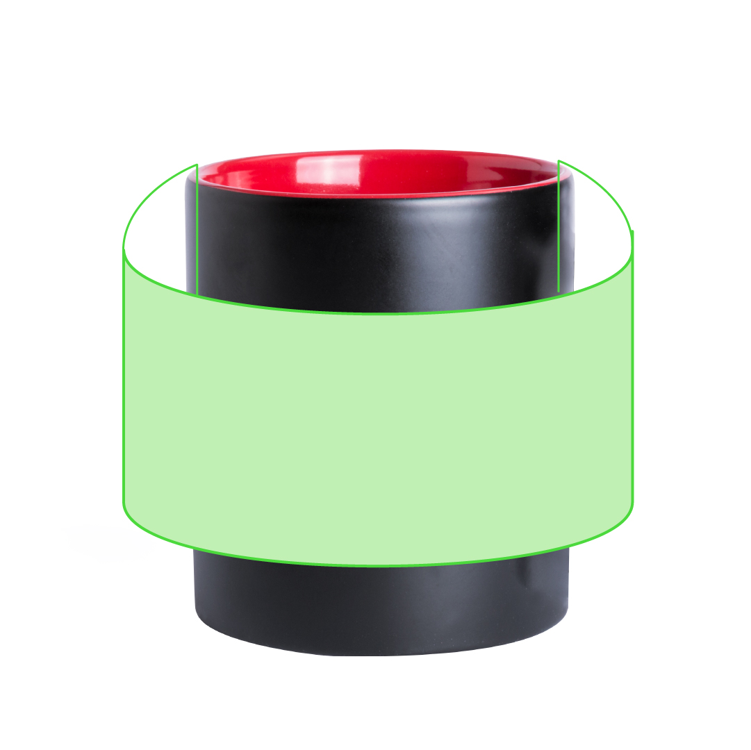 Around the cup