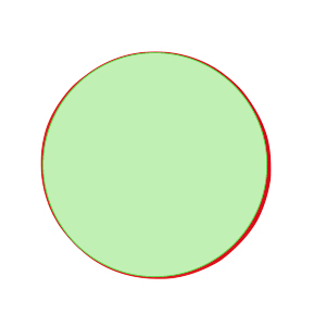 The entire surface