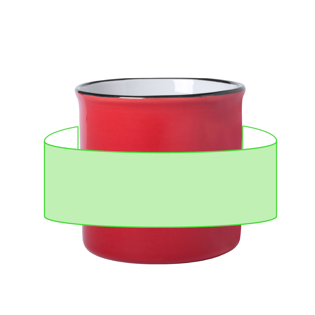 Around the cup
