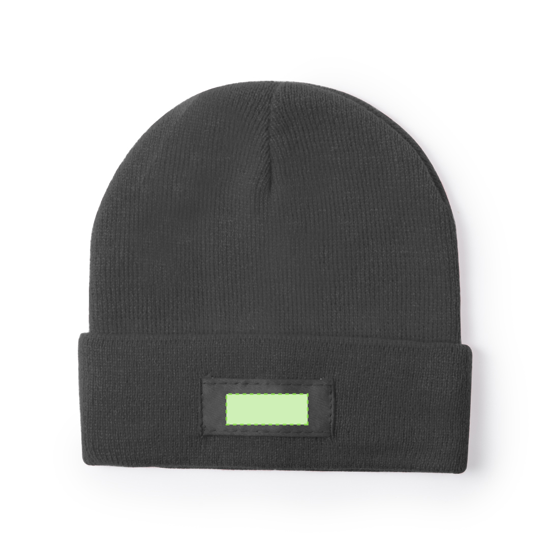 On the front of the cap