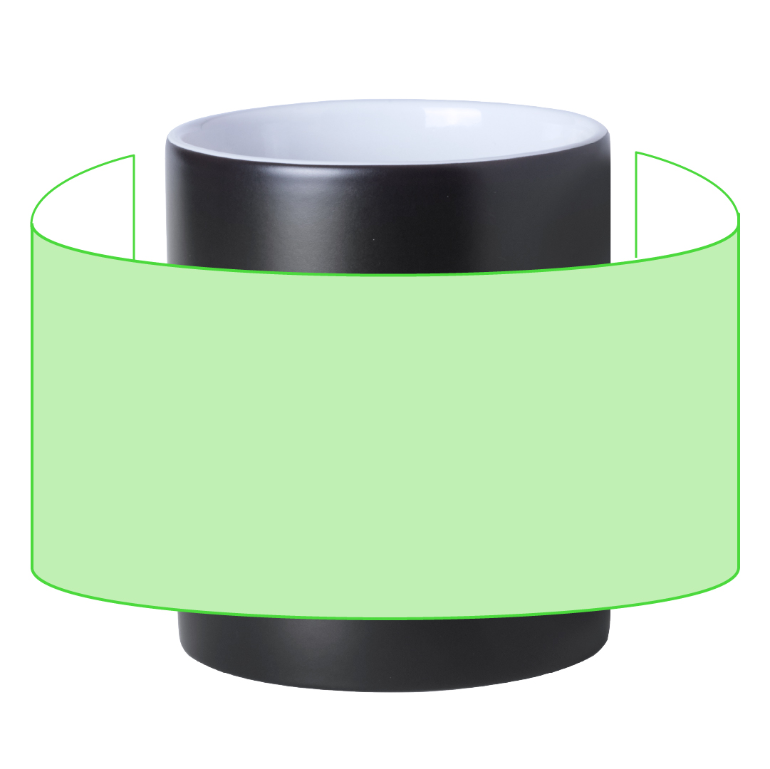 Centered around the cup