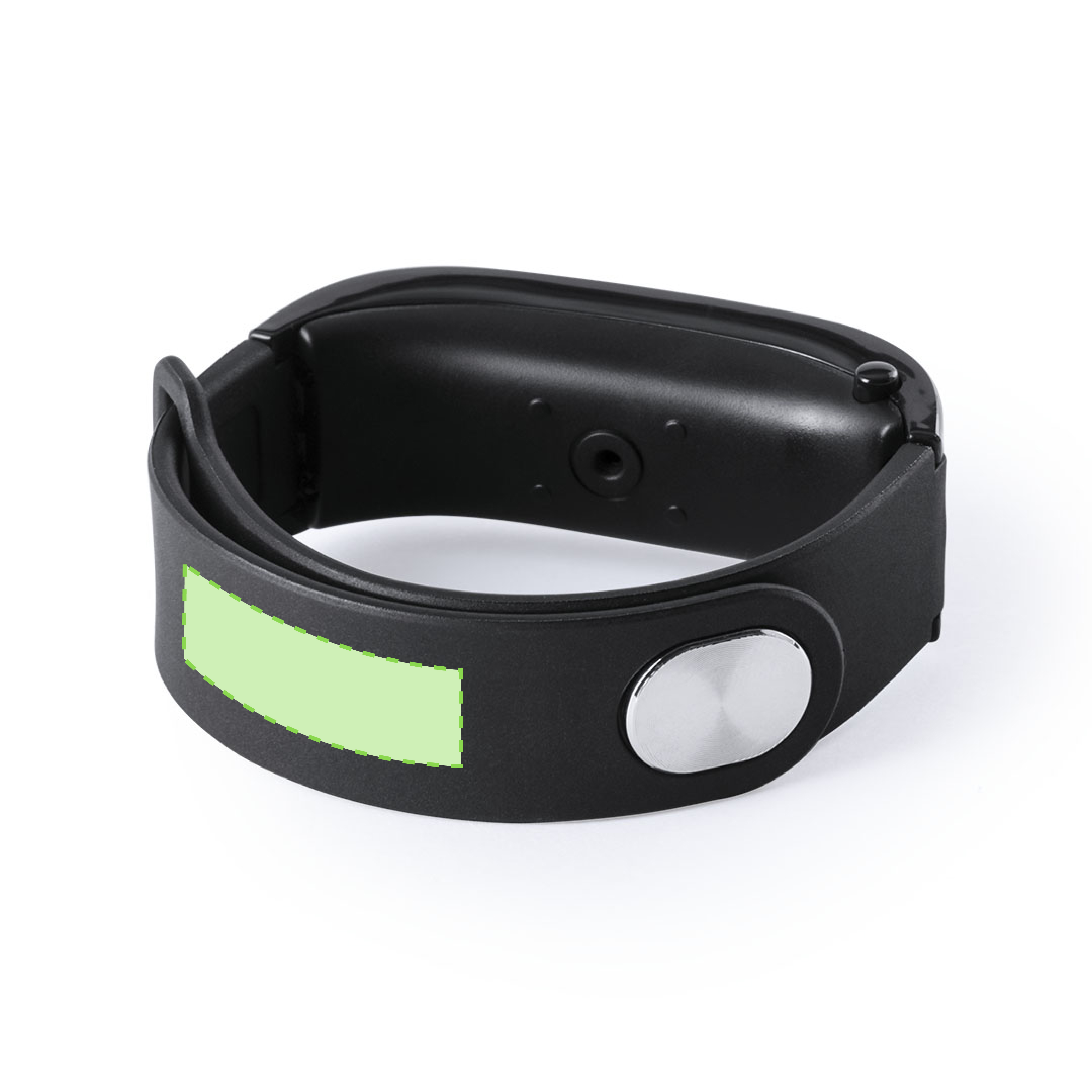 Centered on strap