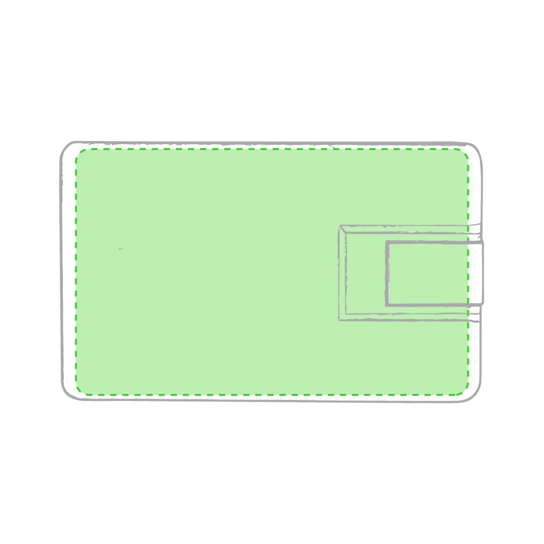 Centered side A