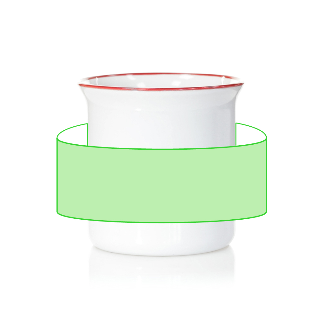 Around the cup