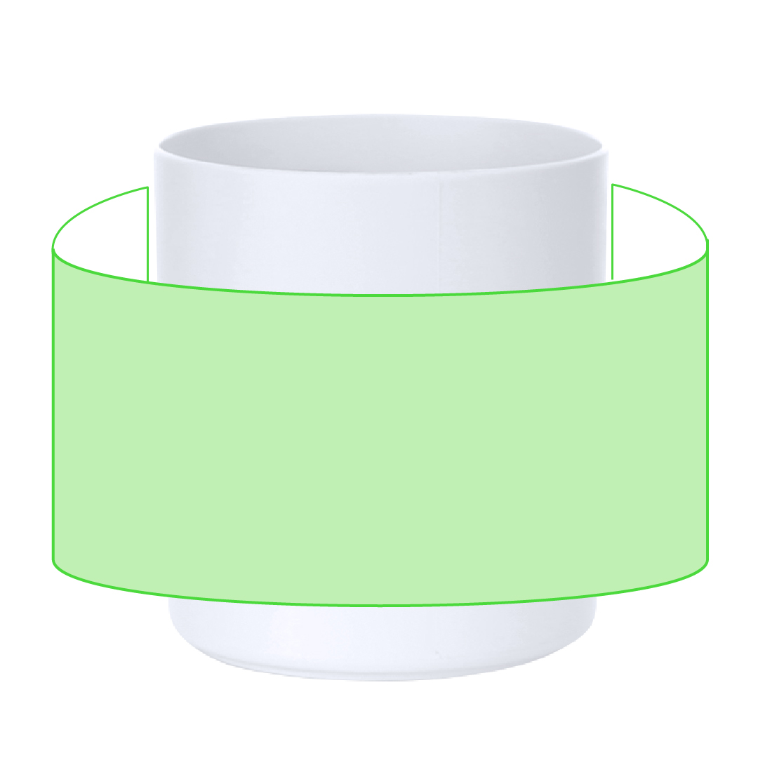 Around the cup