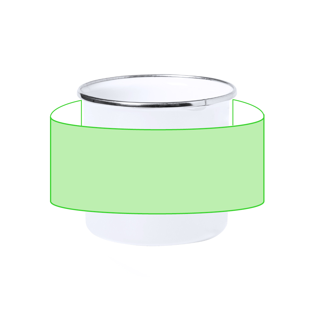 Around the cup