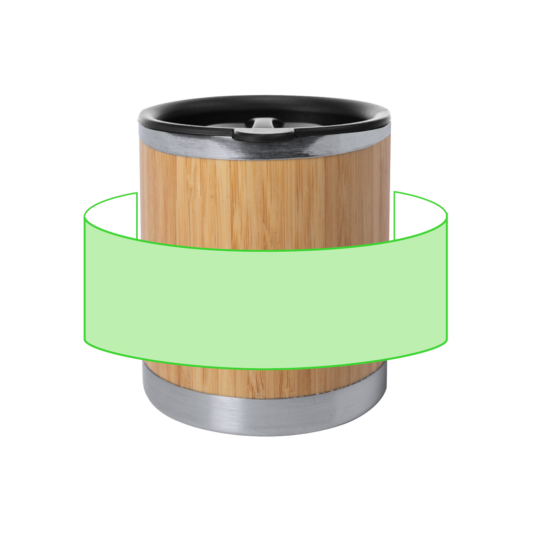 Around the cup