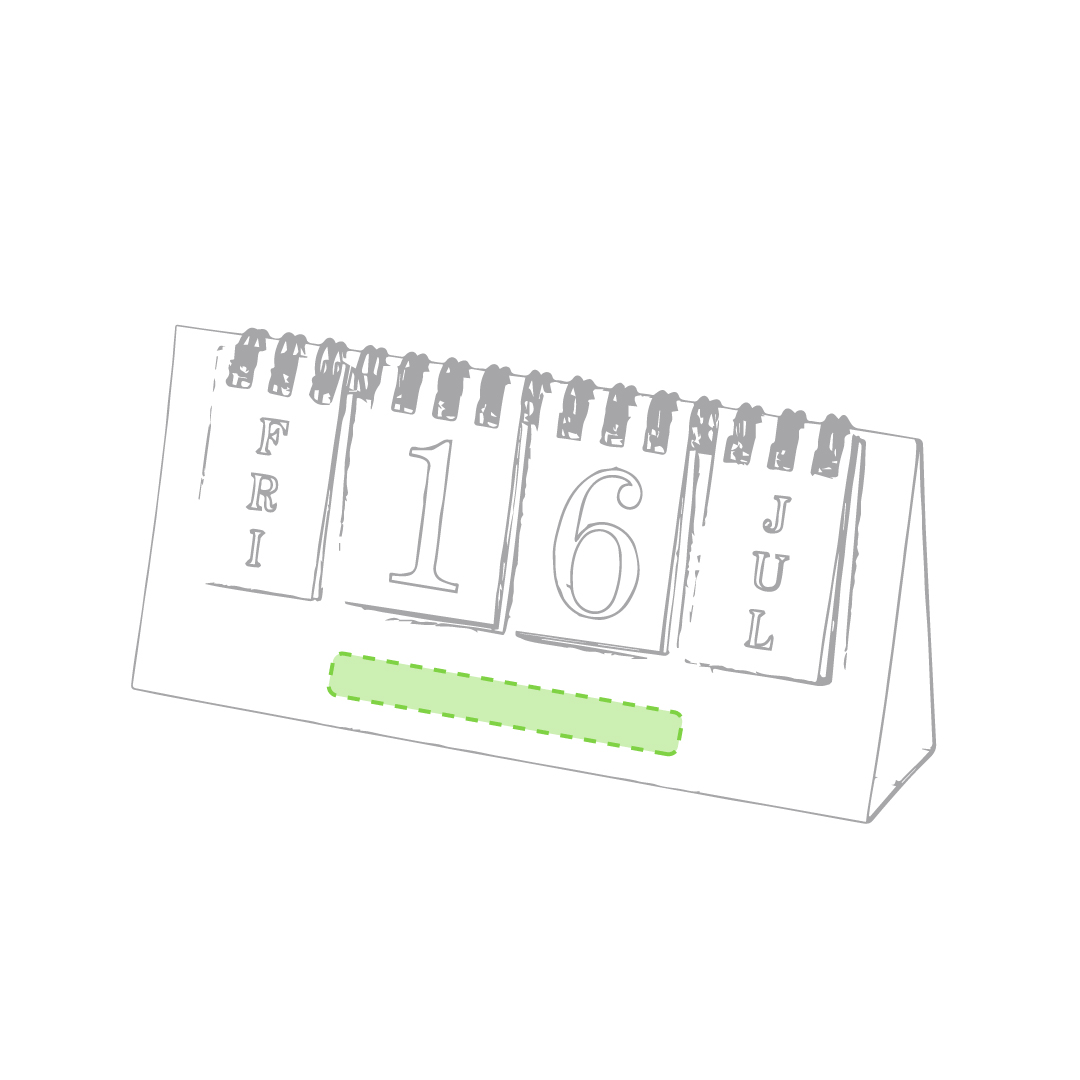 Side A and side B (For calendars)