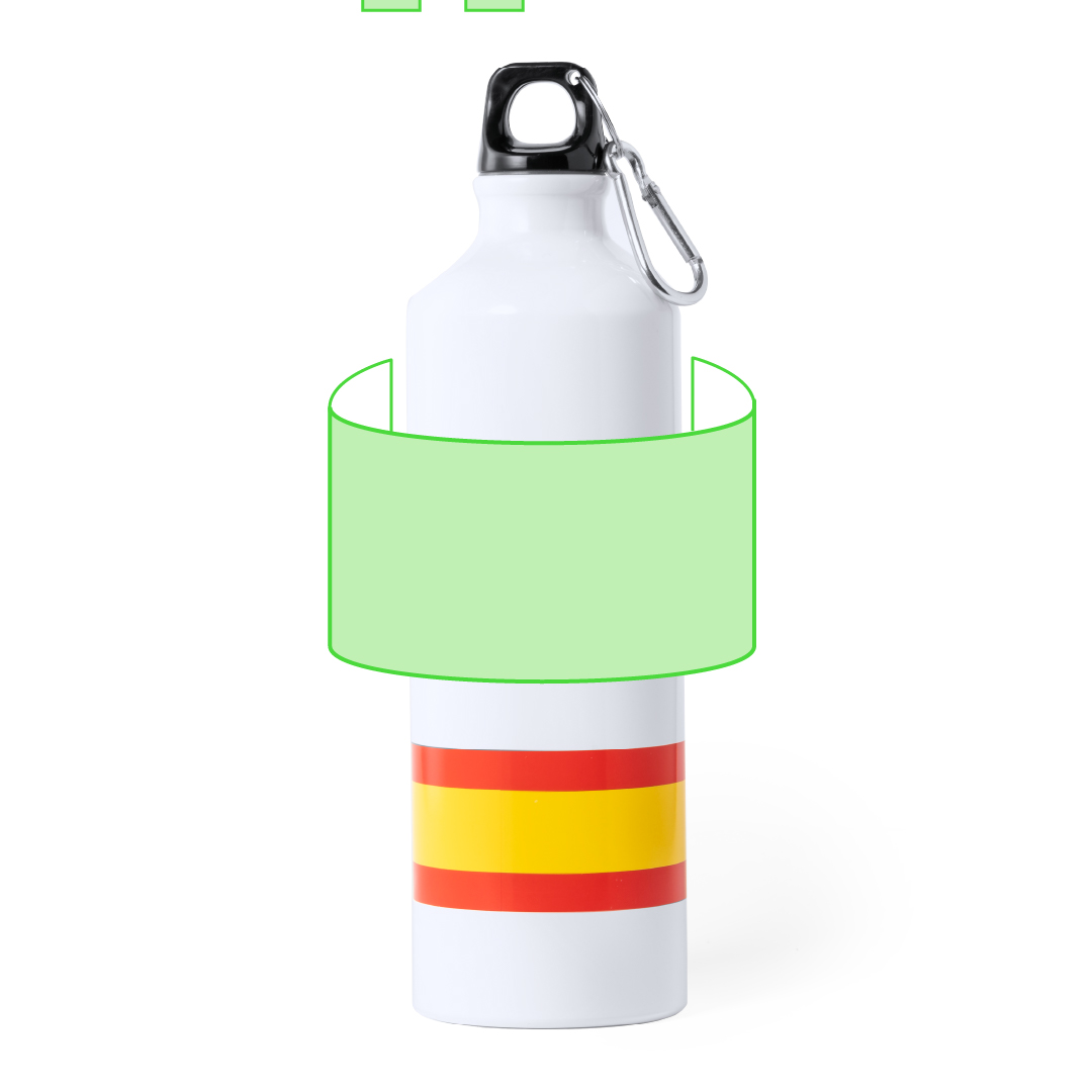 Around the bottle